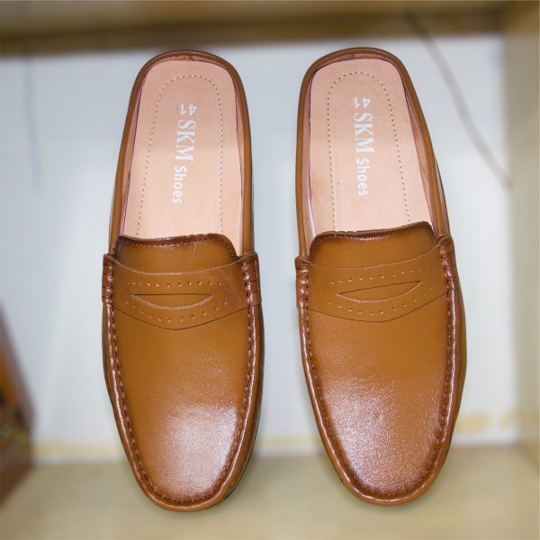 Awesome Stylish Original Leather Casual Half Loafer Shoes - Image 5