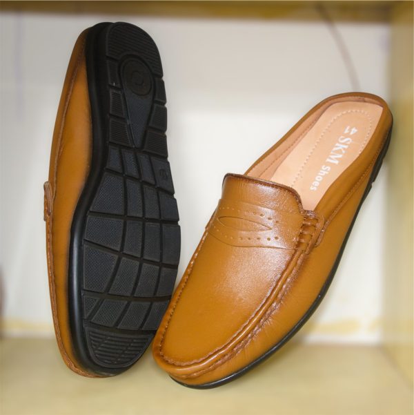 Awesome Stylish Original Leather Casual Half Loafer Shoes - Image 7