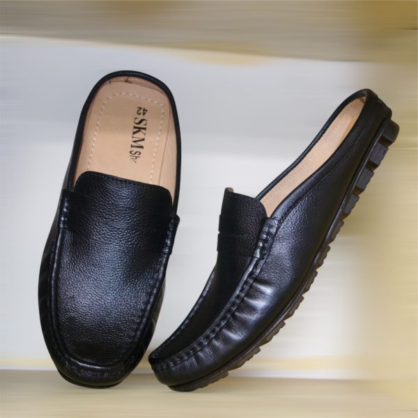 Awesome Stylish Original Leather Casual Half Loafer Shoes - Image 3