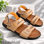 Best SKM Original Soft Leather Slide Sandal for men-2 - Image 2