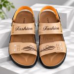 Best SKM Original Soft Leather Slide Sandal for men-2 - Image 3