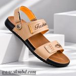 Best SKM Original Soft Leather Slide Sandal for men-2 - Image 4
