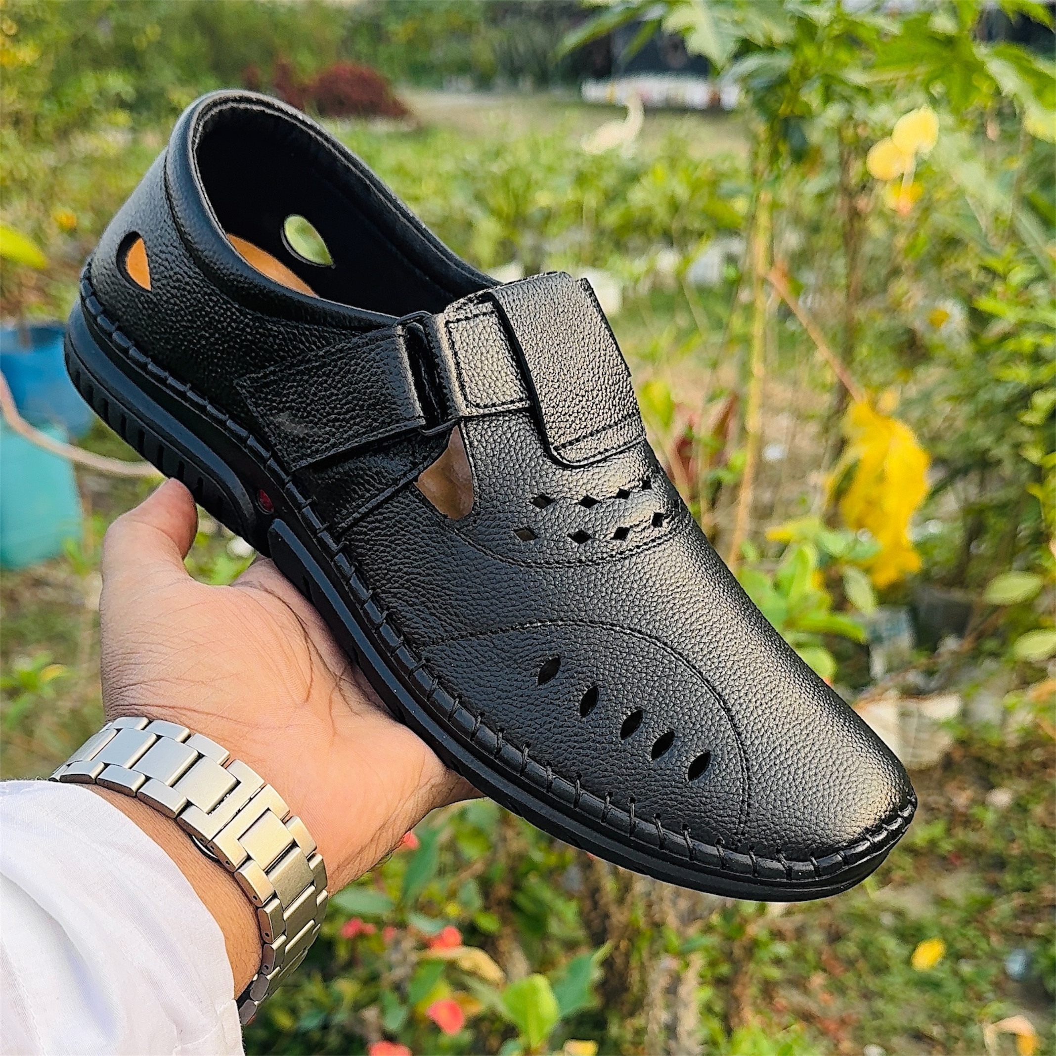 Photoroom_20260308_93007 pm Best New Stylish Sacchi Sandal // 100% Original Cow Leather Sandal for men - Image 1