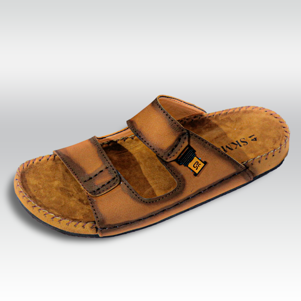 A-SKM Original Cow Leather Stylish Slide Sandal For Men - Image 5