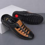Awsome stylish Genuine Leather Half Sacchi Sandal for Men - Image 2