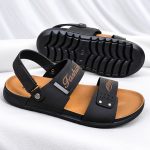 Best SKM Original Soft Leather Slide Sandal for men - Image 2