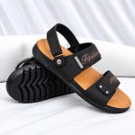 Best SKM Original Soft Leather Slide Sandal for men - Image 4